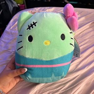 Frankenstein squishmallow hello kitty version